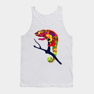 Paper Craft Chameleon Tank Top